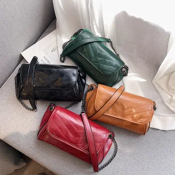 

Small Bag Female 2020 New Fashion Embroidery Messenger Chain Women's Bags Temperament Shoulder Small Package