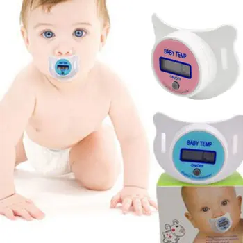 

Baby Nipple Thermometer Medical Silicone Pacifier LCD Digital Children's Thermometer Health Safety Care Thermometer For Children