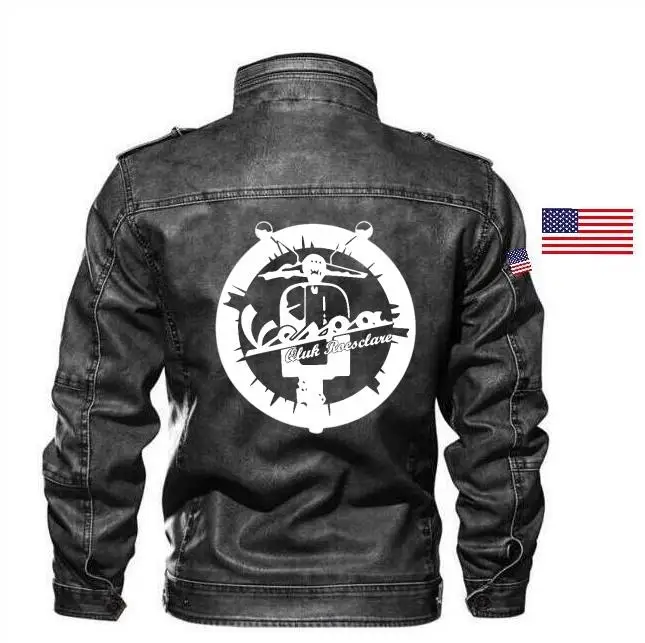 Goatskin Triumph мотоциклетная кожаная куртка тонкая кожаная мотоциклетная мужская куртка брендовая одежда+ Вышитая эмблема