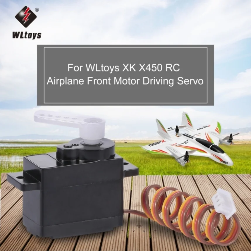 Wltoys X450 Aileron передний двигатель вождения сервопривод для WLtoys XK X450 радиоуправляемый самолет вертолет с фиксированным крылом - Цвет: Front Motor Servo