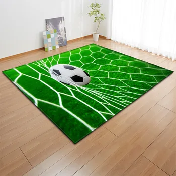 

3D Football Basketball Area Planet Rugs Area Rugs Carpet Floor Carpet Bedroom Doormat Non-slip Mat Living Room Large