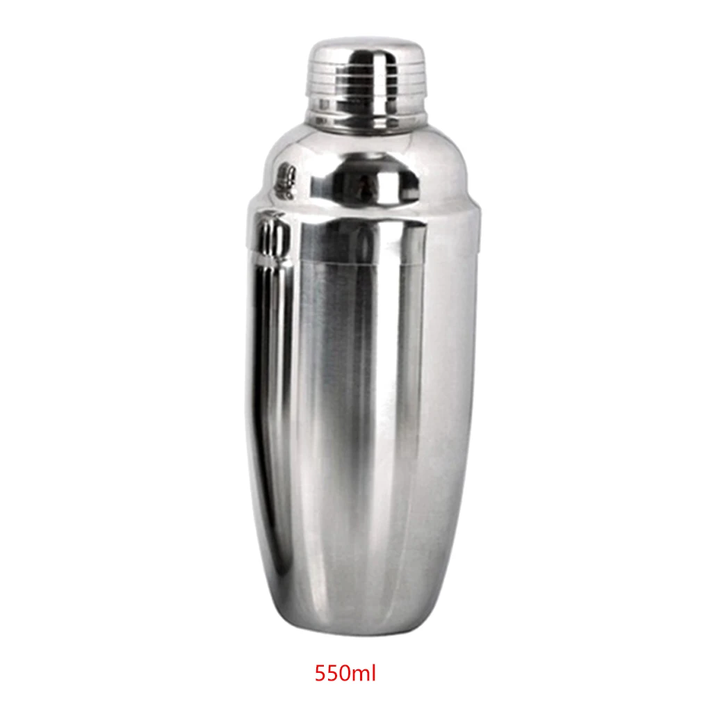 shaker 550ml Двойной конец шейкер для коктейля измерения чашки из нержавеющей стали унция чашки барный инструмент S/M/L - Цвет: shaker 550ml
