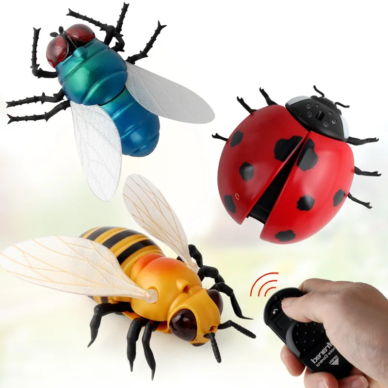 

Remote Control Insect Remote Control Flies Bees Ladybug Infrared Remote Control Electronic Pet Creative Model Insect Animal