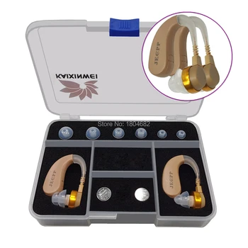 

Portable Hearing Aid Mini Ear Sound Amplifier Adjustable Ear Hearing Amplifier Aid Kit Tone Hearing Aids for the Deaf/Elderly