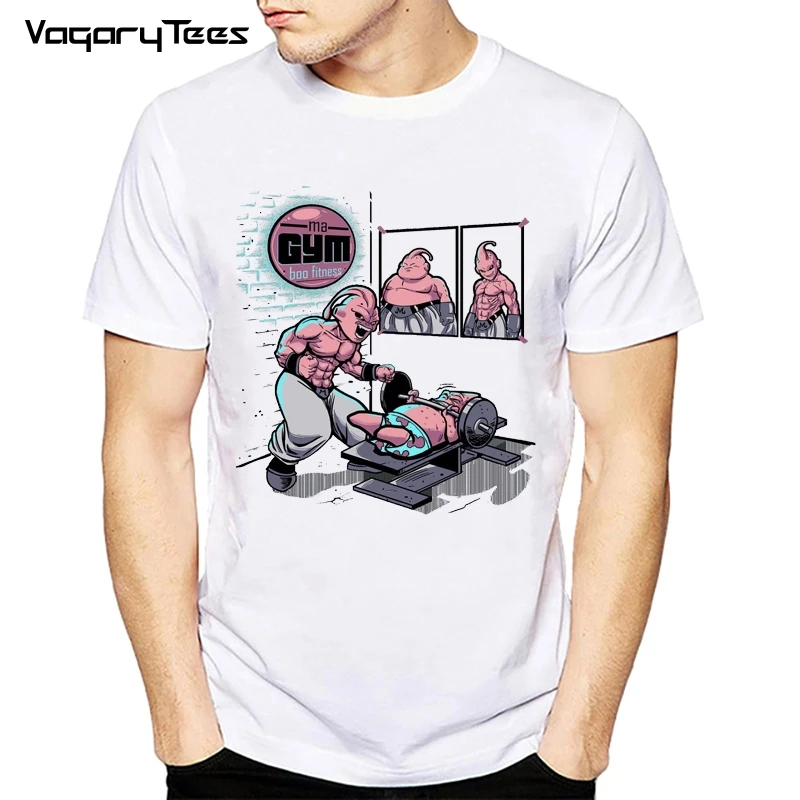 T-Shirt Funny Camiseta Weight Lifting Manga Custom Anime Mens Cartoon Demon Z