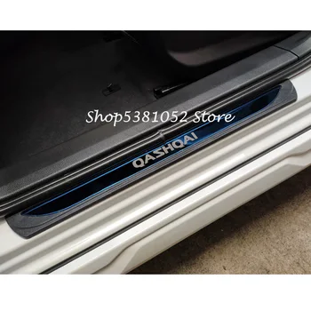 

For Nissan Qashqai J11 2019 2020 Door Sill Trim Stainless Steel Scuff Plate Guard Protector Car Accessories