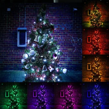 

Jiguoor 10M 100 LED AC 220V String Fairy Light Waterproof Outdoor Garland Tree Christmas Xmas Wedding Party Lamp Holiday Decor