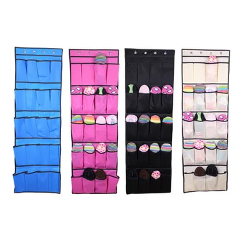 

20 Pockets Door Hanging Storage Bag Non-woven Fabric Over The Door Organizer Pockets For Home Storage