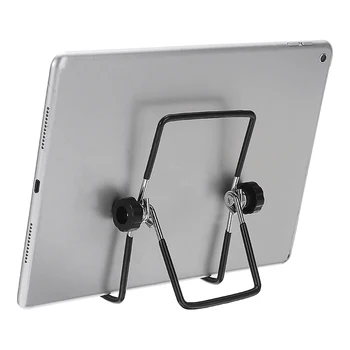 

Foldable Metal Tablet Stand Adjustable Big Phone Tablet Desktop Holder Mount Universal Design for iPad iPhone Tablet 7-10"