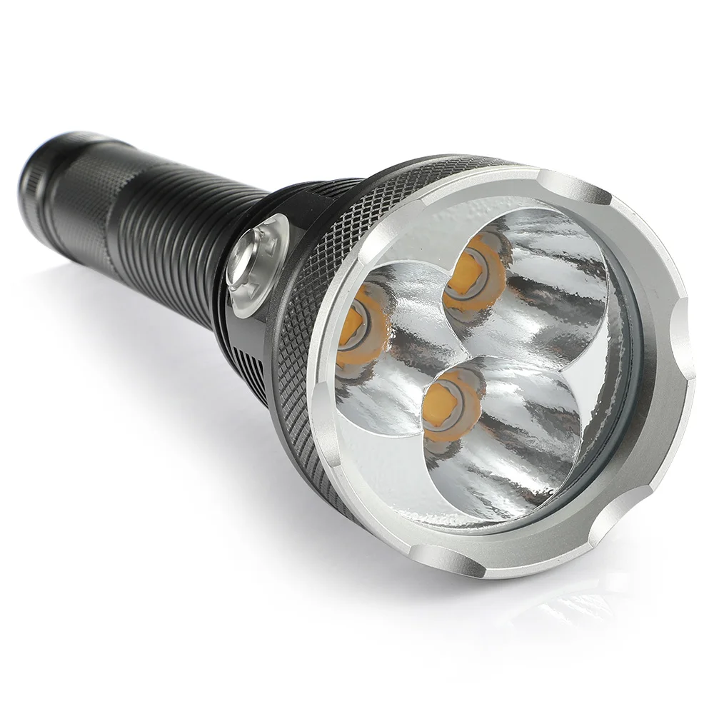 강력한 3 X XHP70.2 LED 전술 다이빙 손전등 수중 150M 흰색/노란색 야간 다이빙 캐치 물고기 비디오 채우기 라이트 램프, 조명, 수중 촬영, 밝은, 워터푸르프, 대용량, 물에서 쓸 수 있는