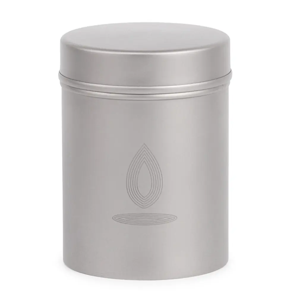 Открытый Портативный Кемпинг водонепроницаемый контейнер титановый жестяной чехол для хранения чая кофе в зернах сигарет наружная посуда