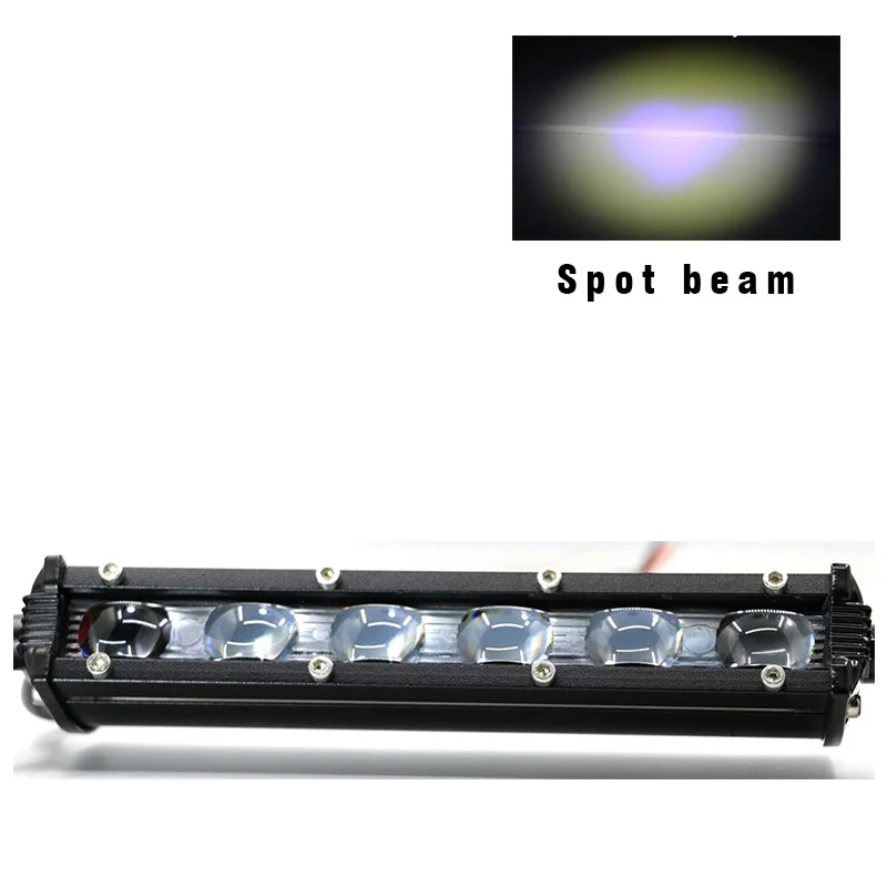 Lâmpada de Condução para Ford Luz para Trabalho em Barra Luz de Trabalho com Feixe para Ponto Luz de Led Polegada Inundação Automotivo Toyota Suv 4wd Offroad 12v 6d 7 2 Barra de luzLuz de trabalho