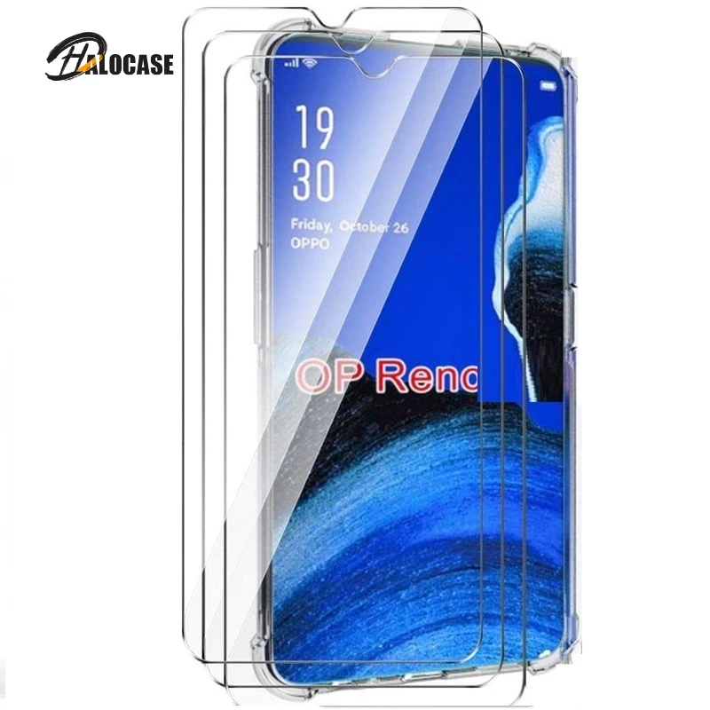 3pcs For Oppo Reno 3A Tempered Glass 2 Z Screen Protector A12S/A12 Protective Film | Мобильные телефоны и аксессуары