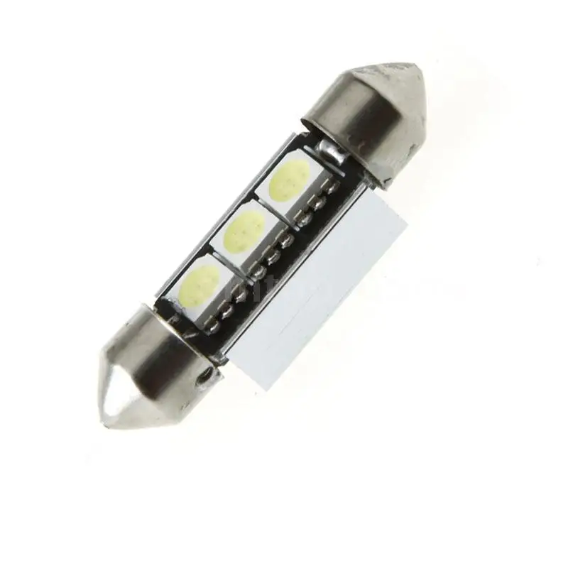 

2pcs 37mm 5050 SMD LED CANBUS Car Interior Dome Festoon Light Lamp Bulb White Long service life high luminous efficiency