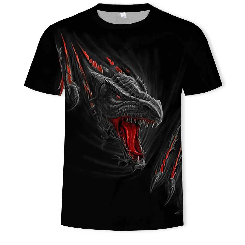 

2019 JURASSIC PARK Print Men T Shirt Summer Tops Casual Tee shirt Harajuku Hipster black Short Sleeve o-neck fashion tops