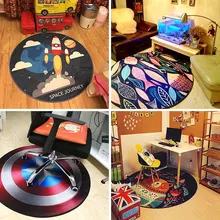 Круглый ковер, современный журнальный столик для гостиной, одеяло, коврик для спальни, стула, круглая подушка для пола, компьютерная подушка