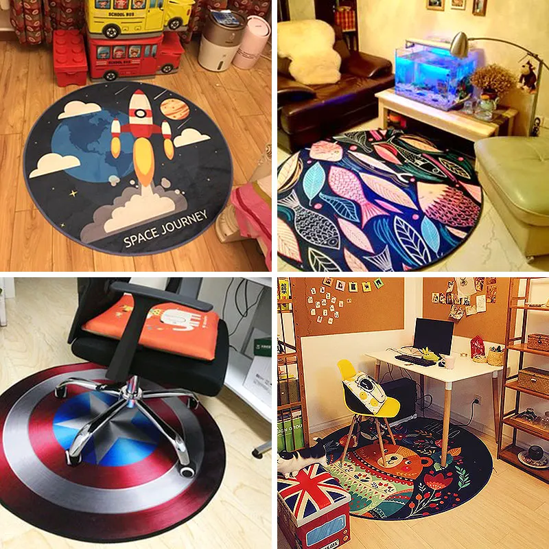 

Round carpet modern living room coffee table blanket bedroom study chair mat round floor cushion computer cushion