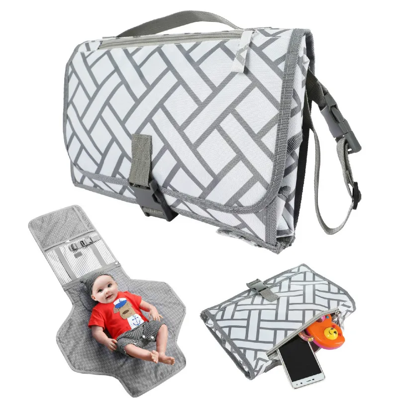 

2020 Hot Baby Portable Changing Pad Diape Folding Mom Bag Baby Foldable Waterproof Diaper Cover Mat Clean 3 In 1 Diaper Bag