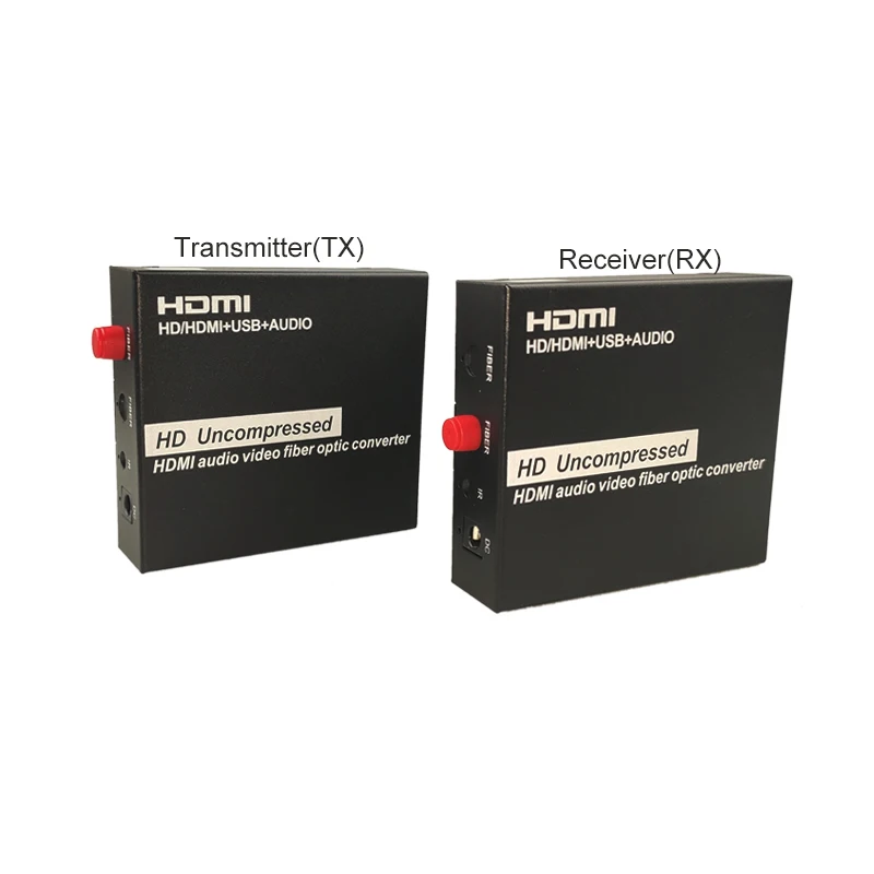 HDMI через волокно конвертер удлинитель поддержка 1080P несжатый HDMI аудио видео без потерь без задержки до 20 км расширение