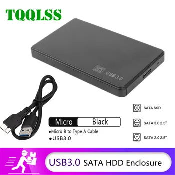 2.5 inch HDD SSD Case USB3.0 to SATA Hard Disk Box 5Gbps SD Disk Case HDD External Hard Drive Enclosure for Notebook Desktop PC 1
