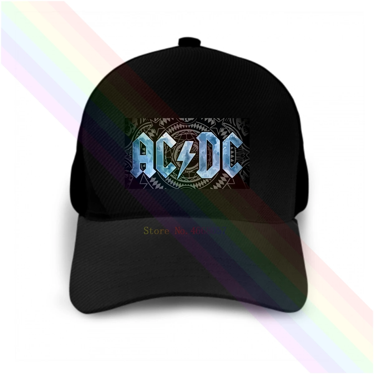 Новинка 2020 классические черные бейсболки унисекс с логотипом AC DC Rock | Аксессуары