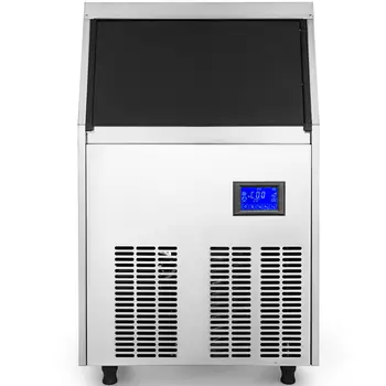 

VEVOR Portable Commercial Ice Maker w/ Scoop and Connection Hoses 88LBS/24H