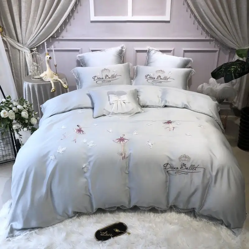 Premium Ballet Dancer Duvet Cover & Bedding Set ...