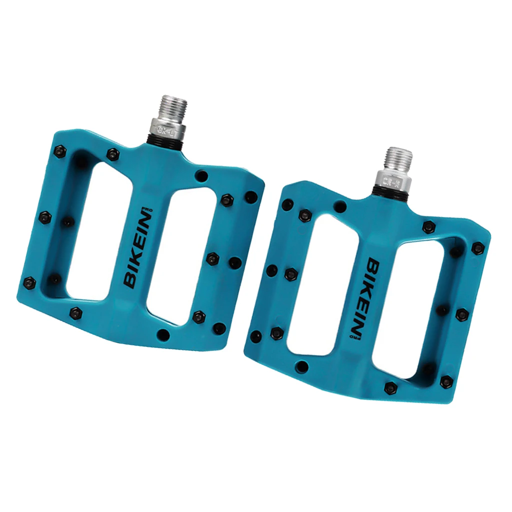Mountain Bike Pedals - Cycling Sealed Bearing Treadle - Road Mountain MTB Bicycle Pedal Clips Flat Platform