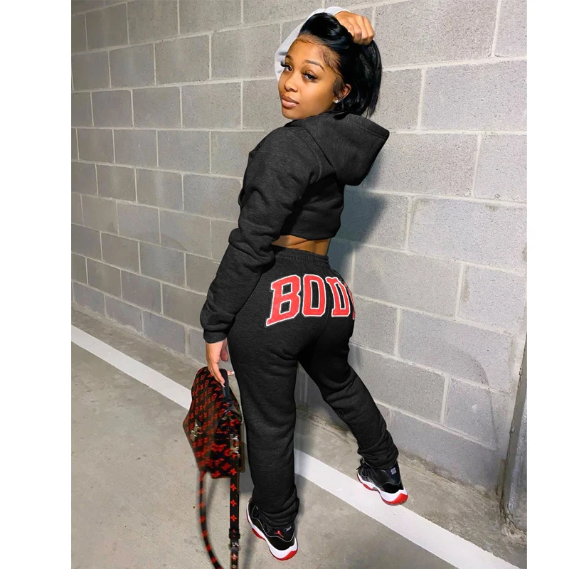 

Осенне-зимний женский комплект одежды из 2 предметов, толстовки и спортивные штаны, комплект из двух предметов, женские повседневные спортивные костюмы, наряды