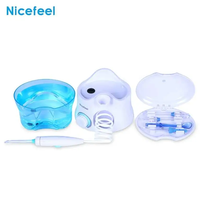 Oral Irrigator Dental Cleaner Water Flosser Multifunctional 600ml Water Dental Flosser Oral Dent Jet Irrigator Dental Care Kit Teeth Cleaner Water Pick with 7 Nozzles