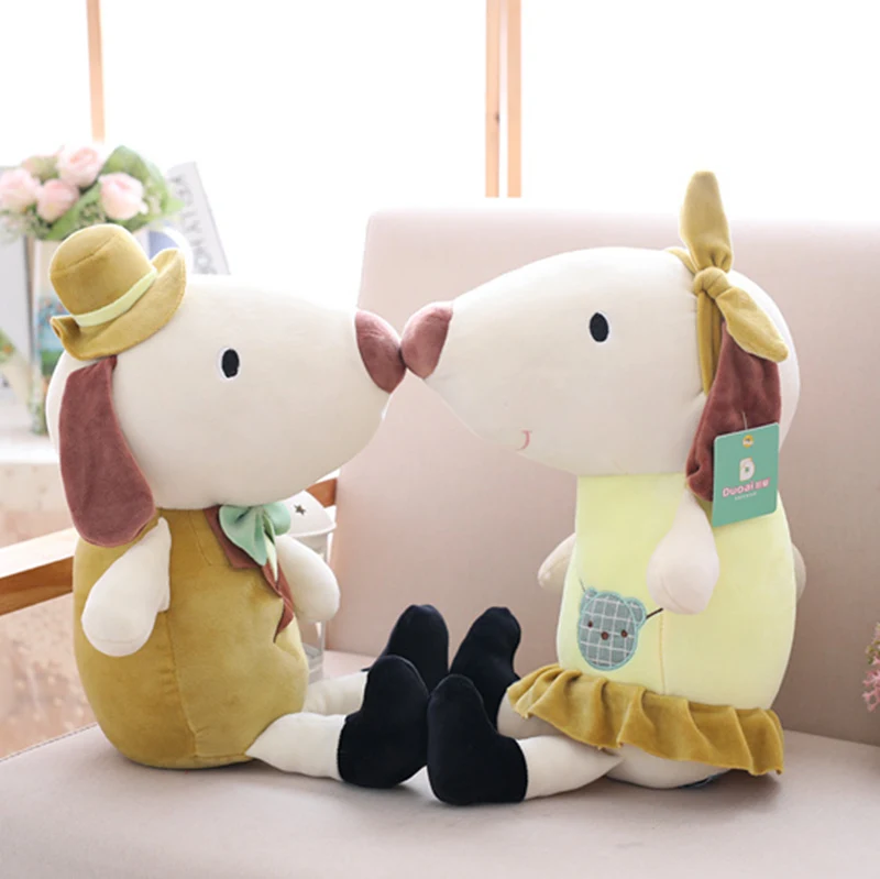 30 см 40 см супер пара Собака Kawaii животные девушки Валентина Кукла Малыш игрушка