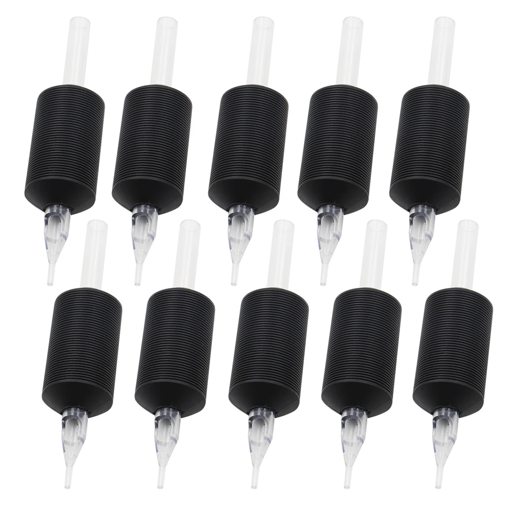 20pcs 3R/5R/7R/9R Disposable Tattoo Grip Tubes 25MM Soft Silicone Tattoo Grip For Neeldes Supplies