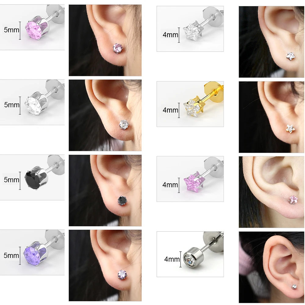 Disposable Safe Sterile Ear Piercing Unit Cartilage Tragus Helix Piercing Gun Piercer Tool Machine Kit Stud Body Jewelry 1PC piercing jewelry body piercing jewelry body jewelry ear piercing jewelry ear piercing tool body piercing kit piercing tool