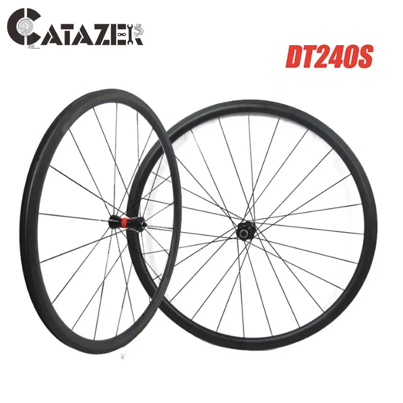 Road Carbon Bike Wheels 700C Tubular Clincher Bicycle Wheelset 35/38/50