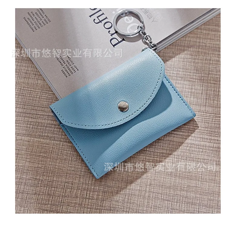 

Square Keychain Purse Japanese Style Purse Earphone Bag Mini Storgage Bag Coin Pocket Wallet