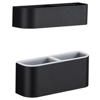 

Wall Mounted Umbrella Stand Rack Solid Color Umbrella Storage Holder Shelf for Home Office Umbrella Holder Black