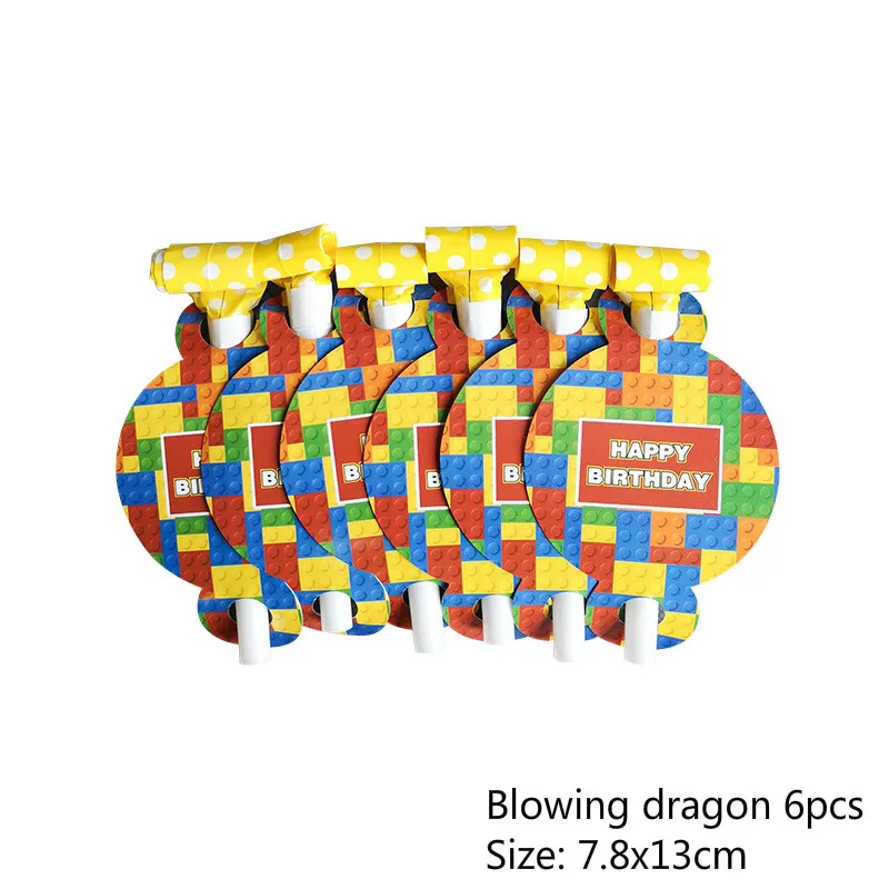 Blowing dragon 10 шт. Мальчики Дети ниндзя строительный блок тематическая вечеринка на день рождения воздушный шар Ninjago воздушный шар детский душ вечерние принадлежности для декора Globos - Цвет: Blowing dragon