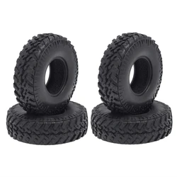Pneus de roues en caoutchouc souple 53Mm 1.0, 4 pièces, pour voiture à chenilles axiale 1/24 RC SCX24 90081 AXI00002, pièces de mise à niveau 