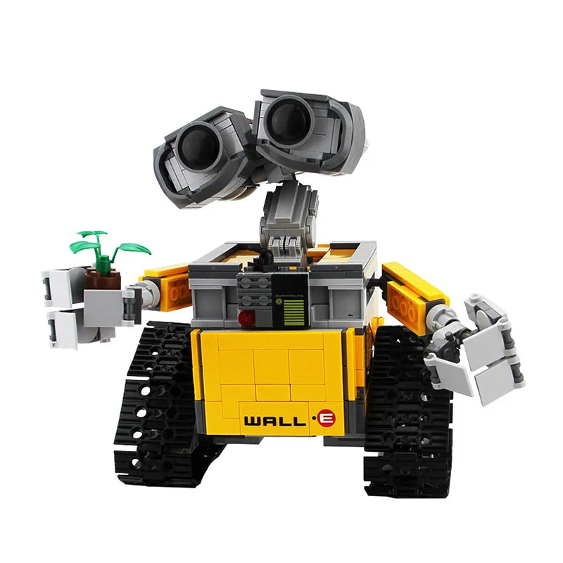 

Idea of 16003 Robot wall E blocks of construction blocks blocks toys for children WALL-E block birthday New gifts