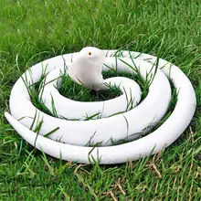 Faux serpent réaliste 80 140CM, jouet de Simulation, accessoires de farces, Cosplay, jeux délicats pour enfants (blanc)