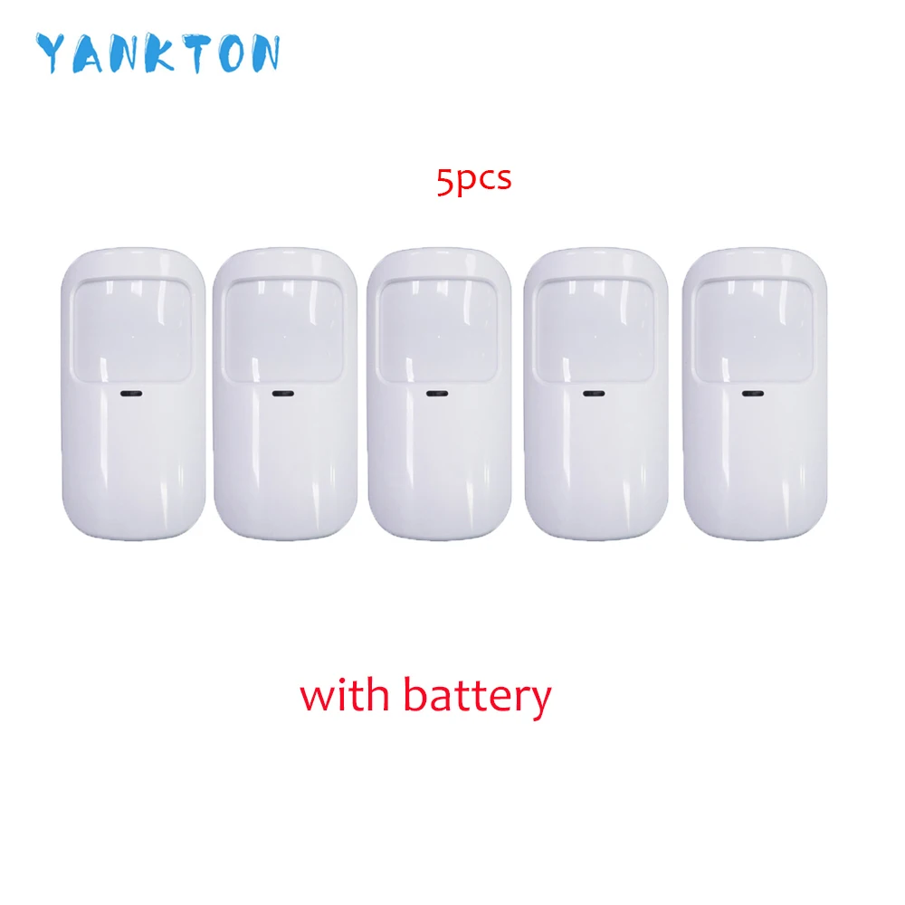 YK-009-P10-A-5pcs YANKTON новейший 433 МГц беспроводной анти-ПЭТ инфракрасный детектор wifi умный дом безопасности хост сигнализация PIR детектор движения и датчики - Цвет: YK-009-P10-A-5pcs