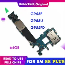 Для Samsung Galaxy S8 Plus G955FD G955F G955U материнская плата оригинальная Android OS