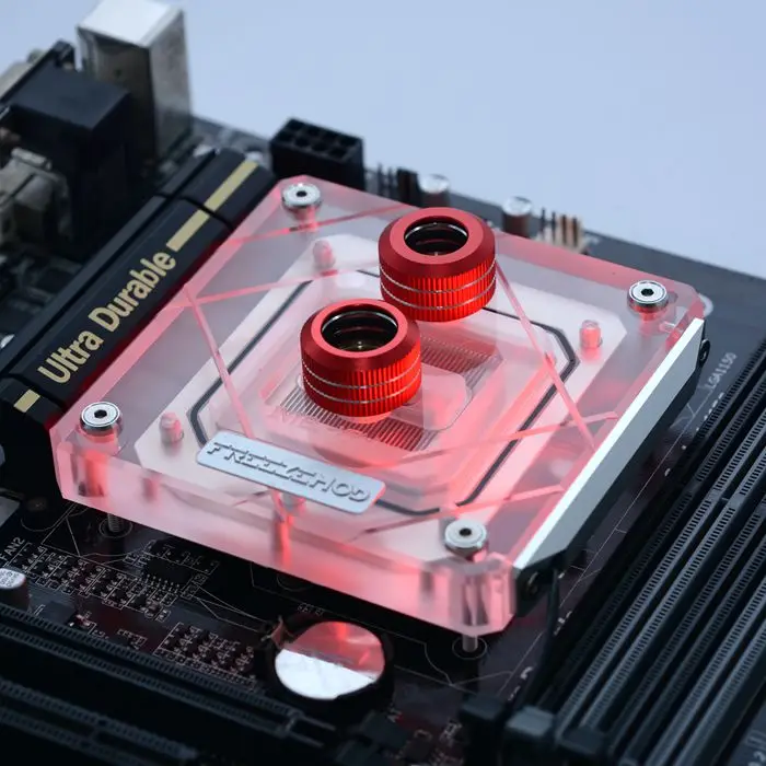 FRZZEZMOD computer CPU water cooler block full cover large