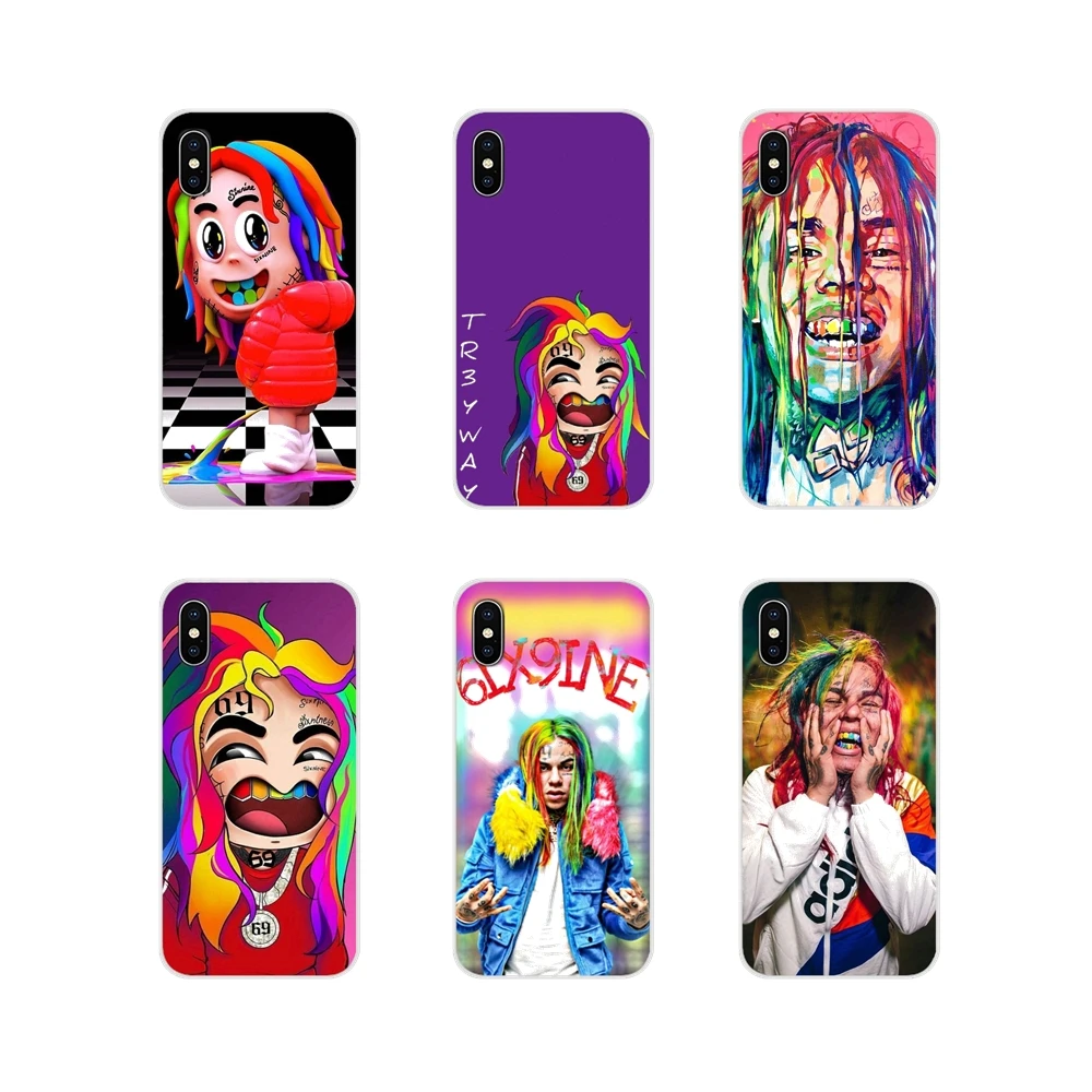 Tekashi69 6ix9ine Rap singer для Samsung Galaxy S2 S3 S4 S5 Mini S6 S7 Edge S8 S9 S10E Lite Plus аксессуары чехлы