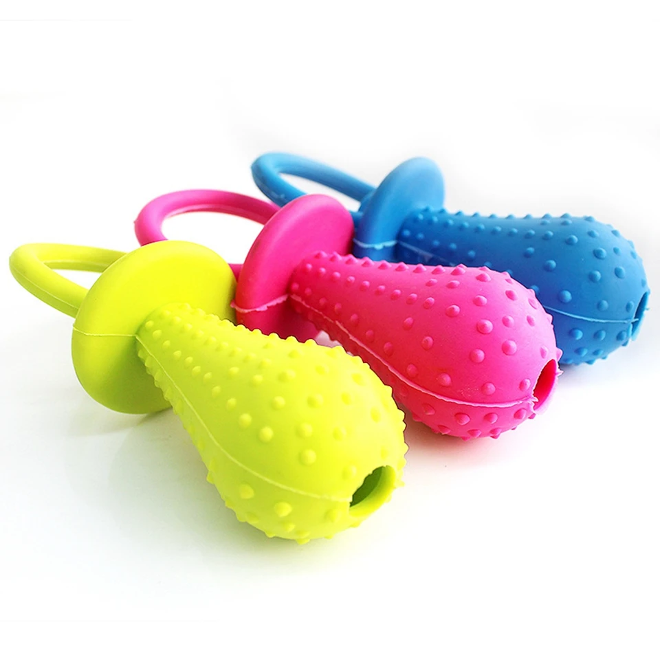 

Pet Soft Rubber Chew Toy For Dog Puppy Pacifier Shape HTL-42
