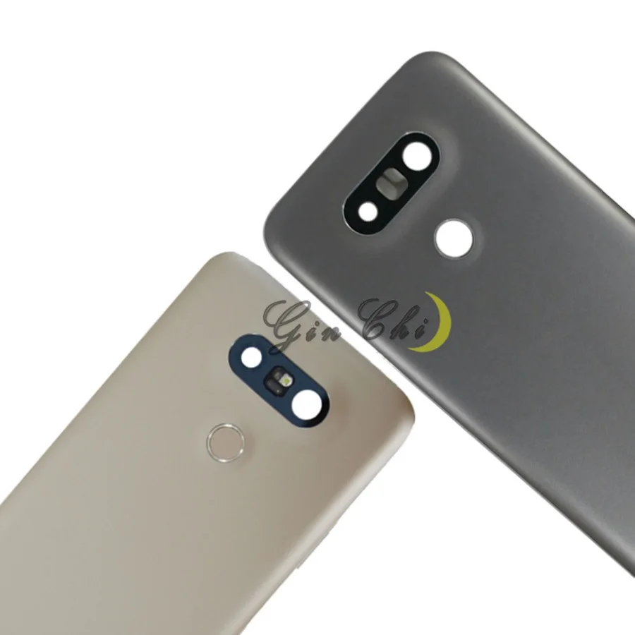 Для LG G5 крышка батареи для LG G5 H850 LS992 H860N Задняя крышка батареи с объективом камеры и отпечатком пальца G5 корпус