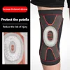 1Pcs S-2XL Large Size Runing Hiking Nylon Silicon Padded Knee Pads Support Brace Patella Protector Kneepad For Fat Person 5
