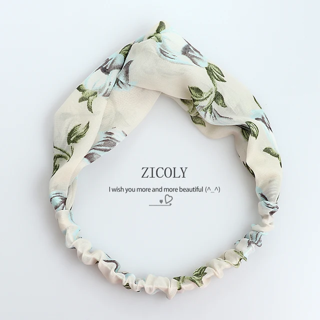 New Women Fashion Hair bands Cross Knot Elastic Hair Band Korean face wash hair band girl small fresh HairBands Hair Accessories style-9