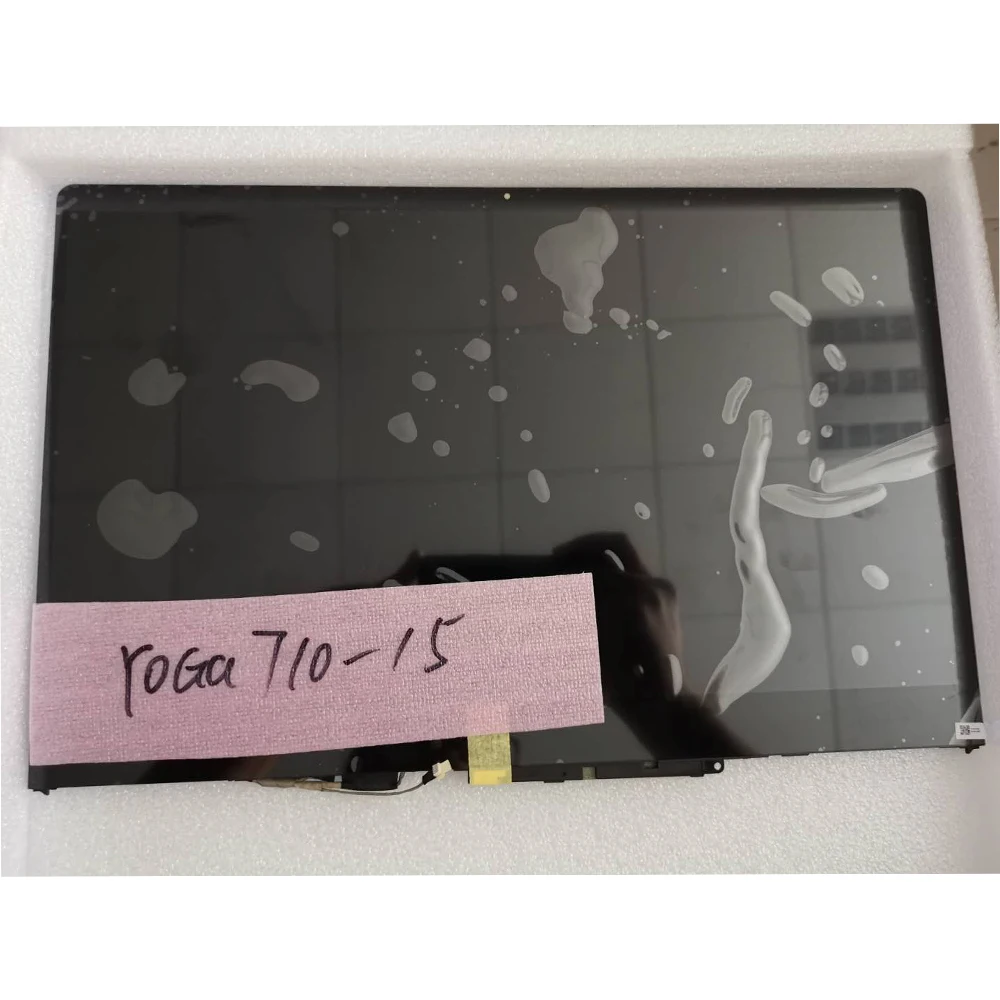 ЖК дисплей с сенсорным экраном полная сборка рамкой Замена для Lenovo Yoga 710 15 N156HCA EA1