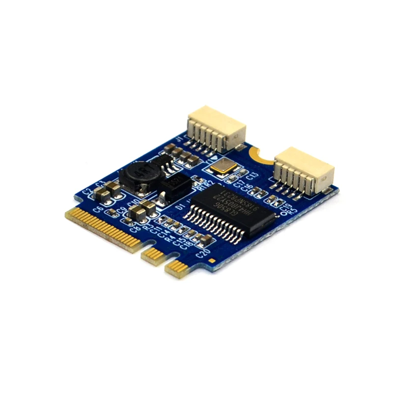 BTBcoin M.2 к USB Riser Card M.2 NGFF ключ A-E к 2 портам USB2.0 плата расширения конвертер Кабель USB M.2 Riser USB кабели адаптер
